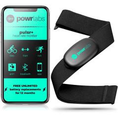 Ceinture Cardio Powr Labs: Suivi Précis, Performance Maximale! Compatible ANT+ & Bluetooth