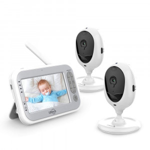 LBtech Video Baby Monitor with Two Cameras, the baby monitor with 4.3'' screen