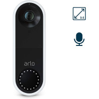 Arlo Wired Video Doorbell - HD Security Camera with Night Vision