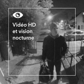 Sonnette Vidéo Arlo - Caméra de Sécurité HD avec Vision Nocturne
