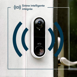 Arlo Wired Video Doorbell - HD Security Camera with Night Vision