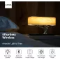 Lampe de Chevet Masdio : Haut-Parleur Bluetooth, Charge Sans Fil, Lumière Ambiante Parfaite