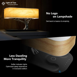 Lampe Masdio: Bluetooth, Charge Sans Fil Tout-en-Un