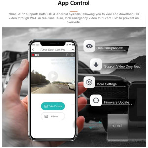 70mai Smart Dash Cam Pro, votre Dash Cam intelligente