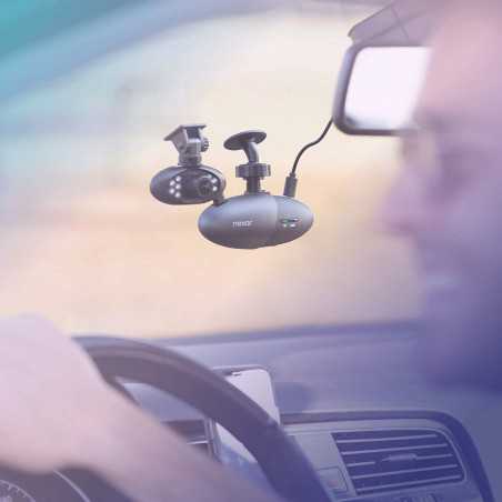 Nexar Pro : Caméra de Voiture Double Vue (Avant & Intérieure) - Sécurité Maximale & Enregistrement Cloud Gratuit!