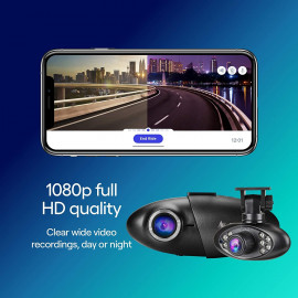 Nexar Pro Dash Cam: Dual View Safety & HD Recording