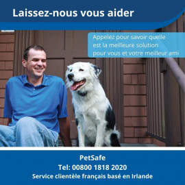 Clôture Sans Fil PetSafe – Périmètre de 2 023 m², Installation Facile, Sécurité Optimale