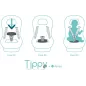 Tippy Pad: Coussin Anti-Abandon Connecté - Sécurité Auto Bébé Garantie!