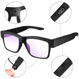 Lunettes Caméra 1080P HD - Enregistrement Discret et de Haute Qualité