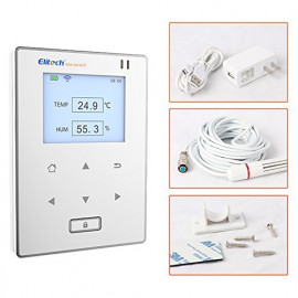 Smart WiFi Temperature & Humidity Monitor with Remote Alerts & Control