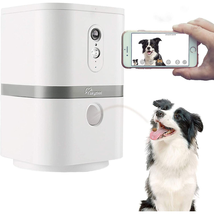 SKYMEE Petalk AI II: Treat-Dispensing Dog Camera - Talk, Watch, & Spoil Your Pup!