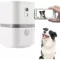 SKYMEE Petalk AI II: Caméra Connectée avec Distributeur de Friandises - Restez Connecté à Votre Chien!