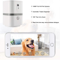 SKYMEE Petalk AI II: Treat-Dispensing Dog Camera - Talk, Watch, & Spoil Your Pup!
