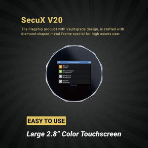 SecuX V20, le portefeuille de cryptomonnaie multiplateforme
