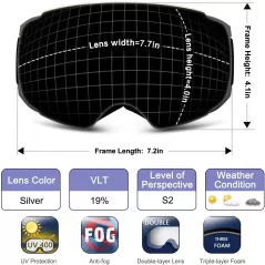 Lunettes de Ski Caméra 4K OhO : Capturez lAction, Diffusez en Direct ! Anti-Buée & UV400
