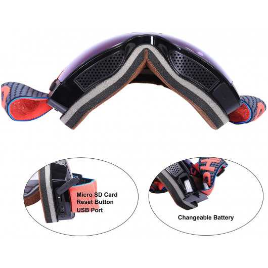 oho ski 4k sports goggles