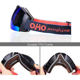 OhO 4K WiFi Camera Ski Goggles: Capture & Stream Live