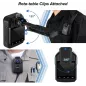 BOBLOV KJ21 Pro: Mini Caméra Corporelle HD 1296P avec Télécommande et Vision Nocturne - Autonomie 10h