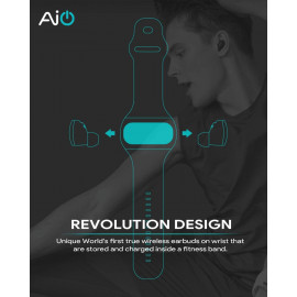 Aipower Wearbuds: Smartwatch & Wireless Earbuds – Fitness Tracker