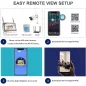 Système de Surveillance Sans Fil EVERSECU 2K 3MP avec Écran 12 – Sécurité Maximale, Installation Facile!