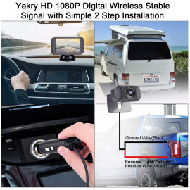 Yakry Wireless Backup Camera - HD Safety on the Road