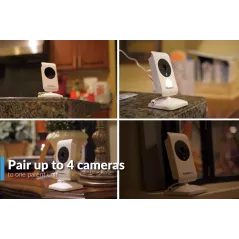 Babysense Moniteur Bébé Vidéo HD : Vision Nocturne, Audio Bidirectionnel & Température