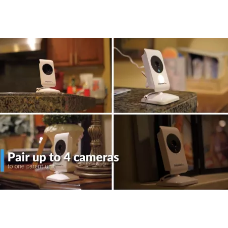 Babysense Moniteur Bébé Vidéo HD : Vision Nocturne, Audio Bidirectionnel & Température