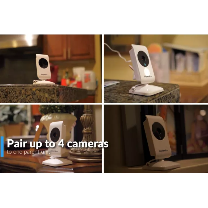Babysense Moniteur Bébé Vidéo HD : Vision Nocturne, Audio Bidirectionnel & Température