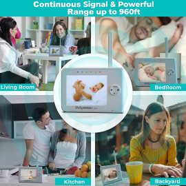 Babysense Video Baby Monitor: Secure & Clear Baby Monitoring
