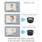 Babysense Moniteur Bébé Vidéo HD : Vision Nocturne, Audio Bidirectionnel & Température