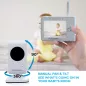 Babysense Moniteur Bébé Vidéo HD : Vision Nocturne, Audio Bidirectionnel & Température