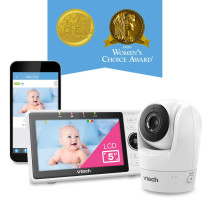 VTech VM901: Moniteur Bébé Vidéo HD avec WiFi - Vision Nocturne & Alertes