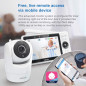 VTech VM901: Moniteur Bébé Vidéo HD avec WiFi - Vision Nocturne & Alertes VTech VM901: Moniteur Bébé Vidéo HD avec WiFi - Vision Nocturne & Alertes