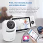 VTech VM901: Moniteur Bébé Vidéo HD avec WiFi - Vision Nocturne & Alertes