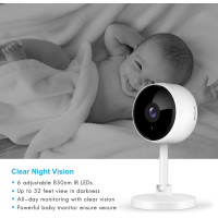 Caméra de Surveillance Intérieure Crzwok : Gardez un Œil sur Votre Maison et Vos Proches, Jour et Nuit !