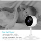 Caméra de Surveillance Intérieure Crzwok : Gardez un Œil sur Votre Maison et Vos Proches, Jour et Nuit !