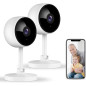 Crzwok Dual Pack: 1080P HD Indoor Security Camera with Motion Detection & Two-Way Audio Crzwok Dual Pack: 1080P HD Indoor Security Camera with Motion Detection & Two-Way Audio