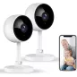 Caméra de Surveillance Intérieure Crzwok : Gardez un Œil sur Votre Maison et Vos Proches, Jour et Nuit !