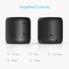 Anker Soundcore Mini : Son Puissant, Ultra-Portable, Autonomie 15h - Votre Allié Musical Parfait !