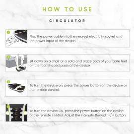 WeightWorld Foot Circulator: EMS & TENS for Ultimate Leg Relief