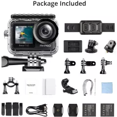AKASO Brave 7 LE : Caméra dAction 4K Étanche avec Double Écran - Capturez Chaque Aventure !