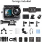 AKASO Brave 7 LE : Caméra dAction 4K Étanche avec Double Écran - Capturez Chaque Aventure !