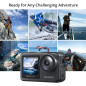 AKASO Brave 7 LE : Caméra dAction 4K Étanche avec Double Écran - Capturez Chaque Aventure !