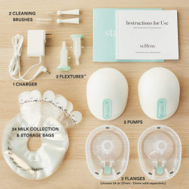 Willow 3.0 Wearable Breast Pump – Hands-Free, Leak-Proof, Cordless