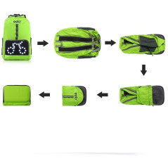 eelo Cyglo, le sac à LED indicateurs pour cycliste