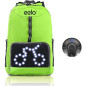 eelo Cyglo LED Cycling Backpack: Be Seen, Be Safe, Be Stylish! Waterproof & USB Rechargeable