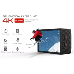 Cooau 4K, la caméra d'action avec micro externe