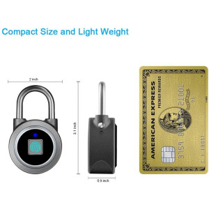 Fingerprint Padlock, the thumbprint padlock