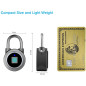 MEGAFEIS Fingerprint Bluetooth Padlock: Keyless Security for Home & Outdoors
