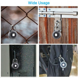 MEGAFEIS Fingerprint Bluetooth Padlock - Secure & Waterproof
